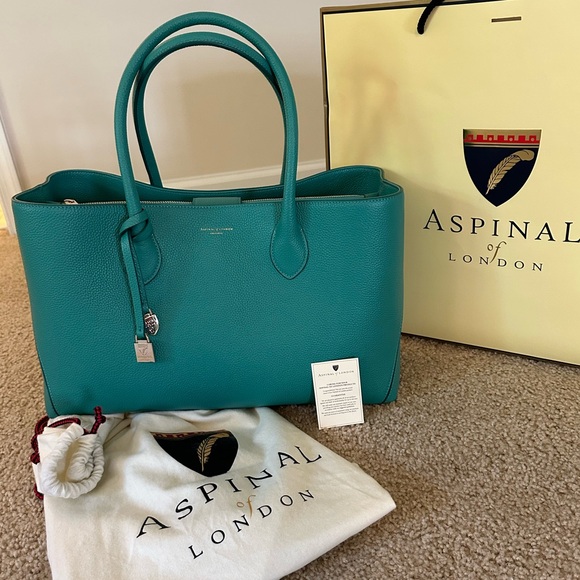 Aspinal of London Chalkhill Blue London Tote - Picture 2 of 16